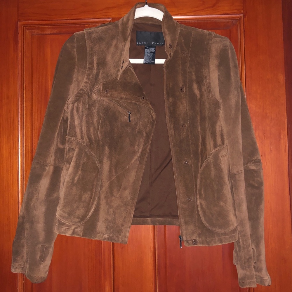 100% Suede Moto Jacket